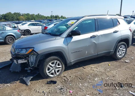 2020 Jeep Compass Sport Fwd from USA, damaged, VIN 3C4NJCAB4LT224884